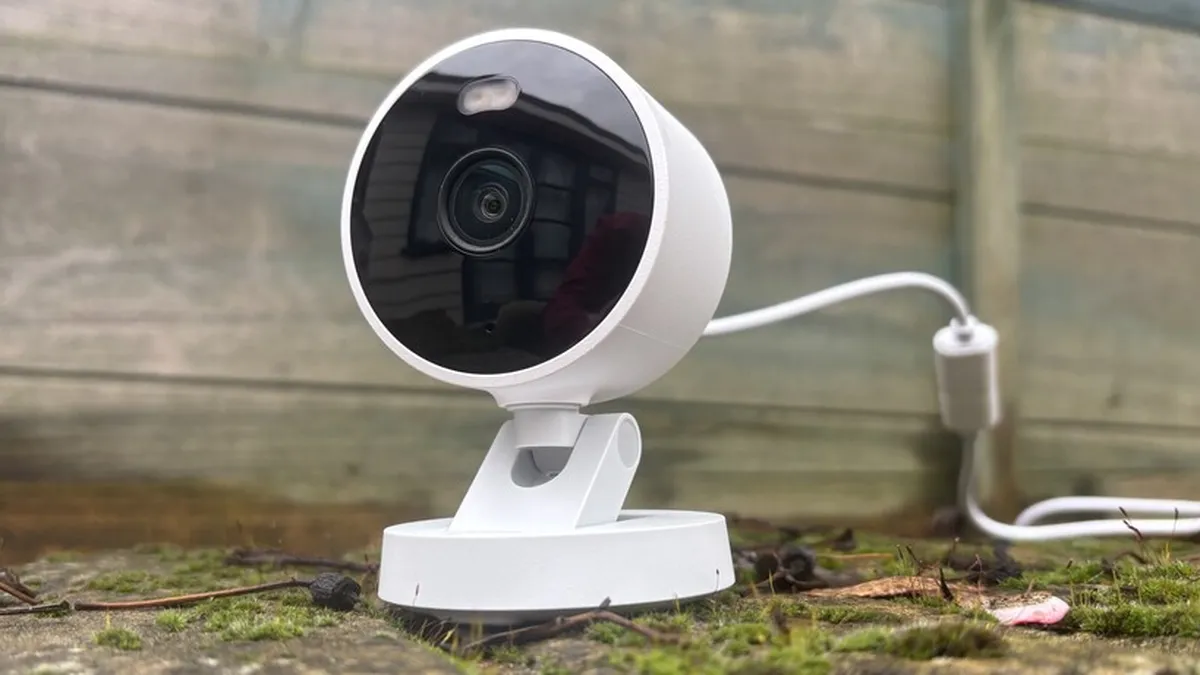 Local storage SD card slot on a security camera